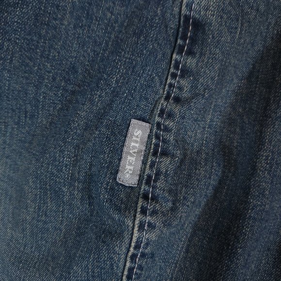 Silver Blue Jeans Womens Sz 30/32 Double Button Flare Denim Pants Canada - Picture 15 of 16